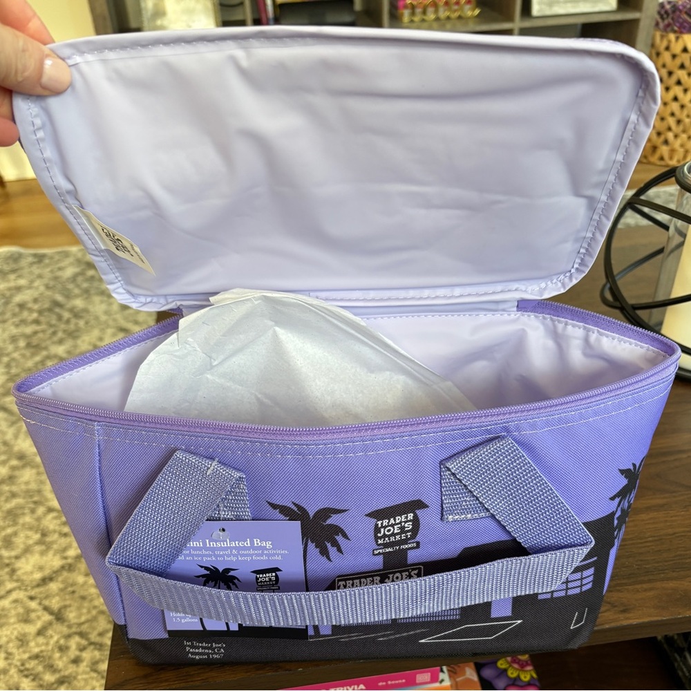 Trader Joe's Purple Mini Insulated Bag